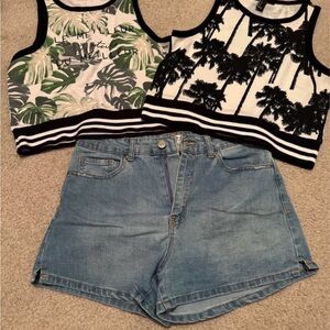 Tropical Vibes Crop Tops